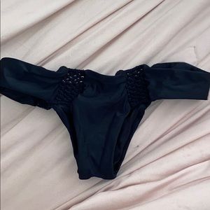 Black Frankies bikini bottoms Xs